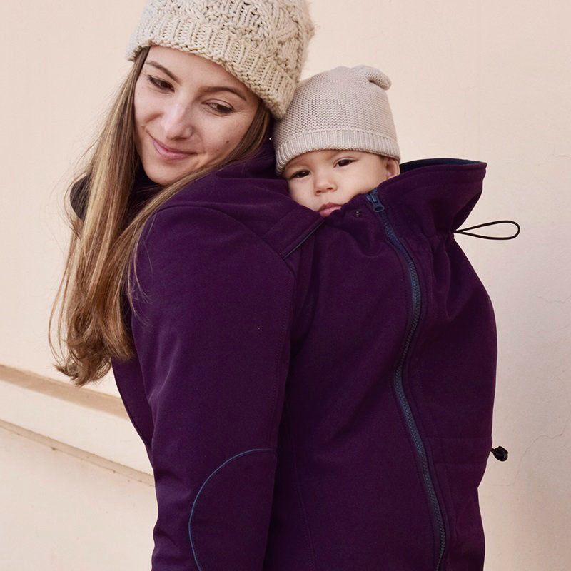 Liliputi Love 4in1 Babywearing & Maternity Coat - Blue Plum-6