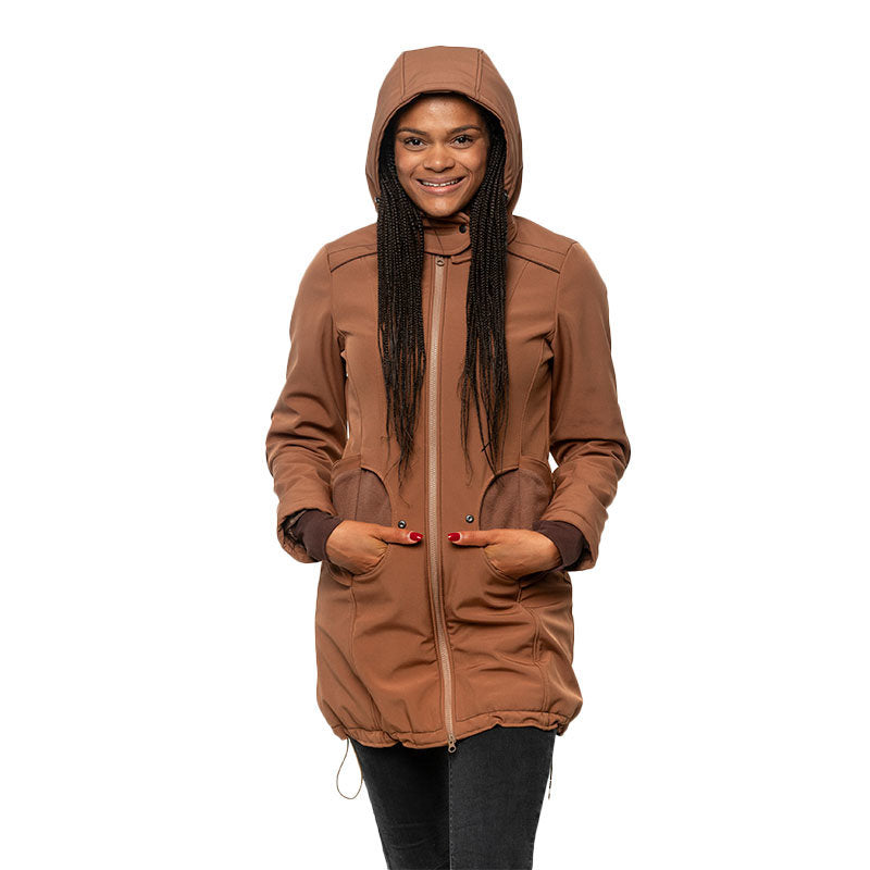 Liliputi Love 4in1 Babywearing & Maternity Coat - Caramel-3