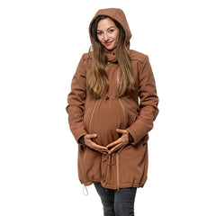 Liliputi Love 4in1 Babywearing & Maternity Coat - Caramel-7