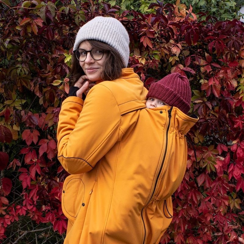 Liliputi Love 4in1 Babywearing & Maternity Coat - Mango-8