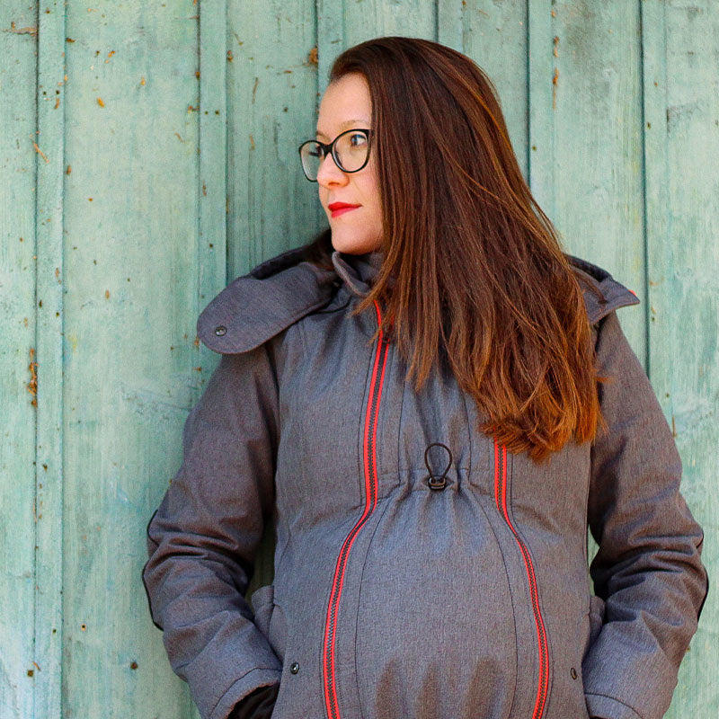 Liliputi Love 4in1 Babywearing & Maternity Coat - Antracit-8