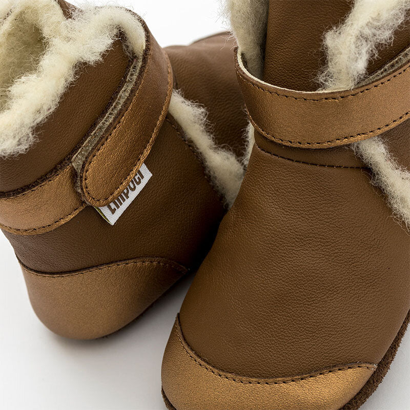 Liliputi Love Soft Sole Boots - Copper-2