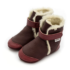 Liliputi Love Soft Sole Boots - Burgundy-0