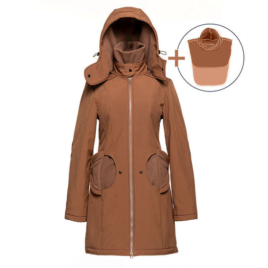 Liliputi Love 4in1 Babywearing & Maternity Coat - Caramel-1