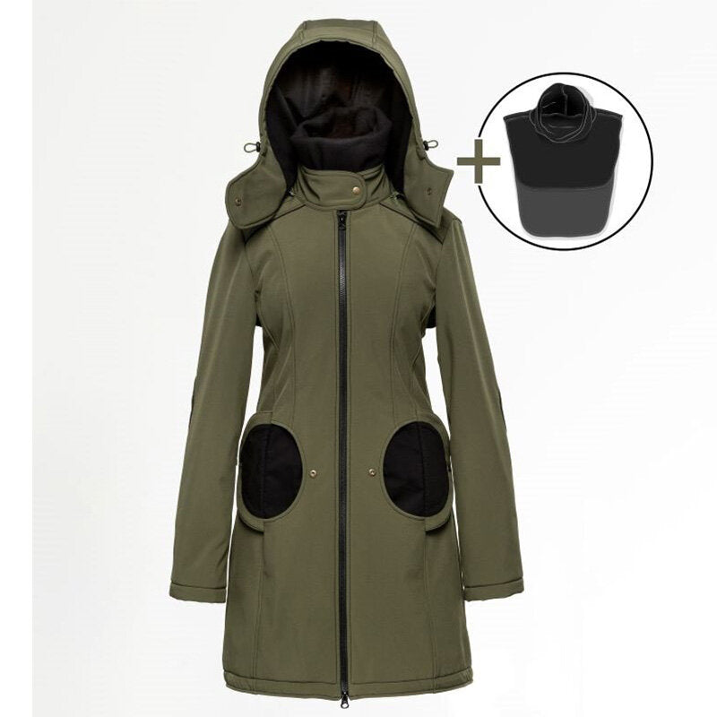 Liliputi Love 4in1 Babywearing & Maternity Coat - Forest Green-0