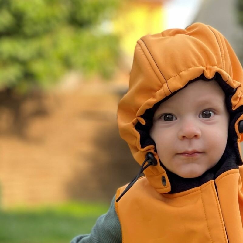 Liliputi Love Baby Hood & Neck Warmer - Mango-3