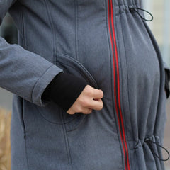 Liliputi Love 4in1 Babywearing & Maternity Coat - Antracit-3