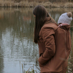 Liliputi Love 4in1 Babywearing & Maternity Coat - Caramel-2