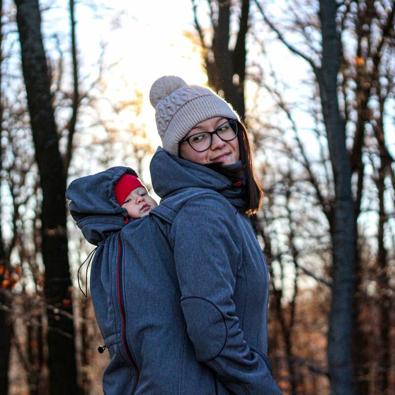 Liliputi Love 4in1 Babywearing & Maternity Coat - Antracit-6
