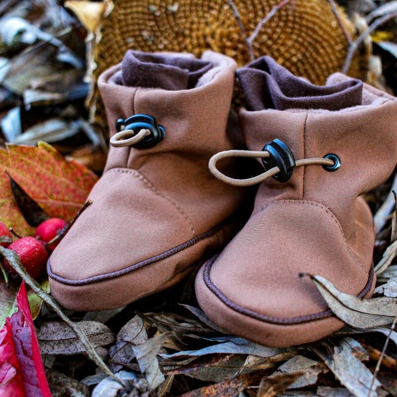Liliputi Love Babywearing Booties - Caramel-6