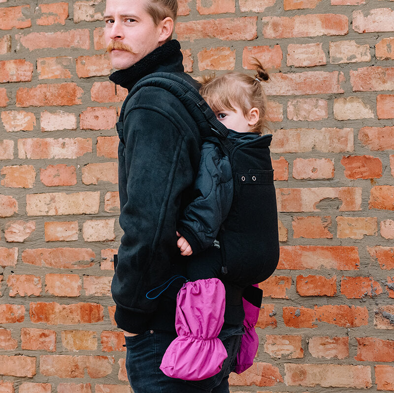 Liliputi Love Babywearing Shoe Covers - Purple Rain-2