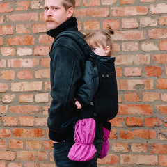 Liliputi Love Babywearing Shoe Covers - Purple Rain-2