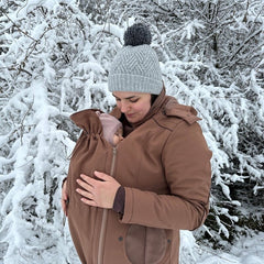Liliputi Love 4in1 Babywearing & Maternity Coat - Caramel-5