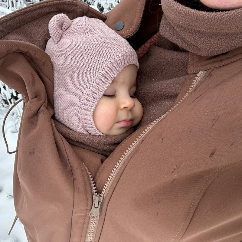 Liliputi Love 4in1 Babywearing & Maternity Coat - Caramel-4