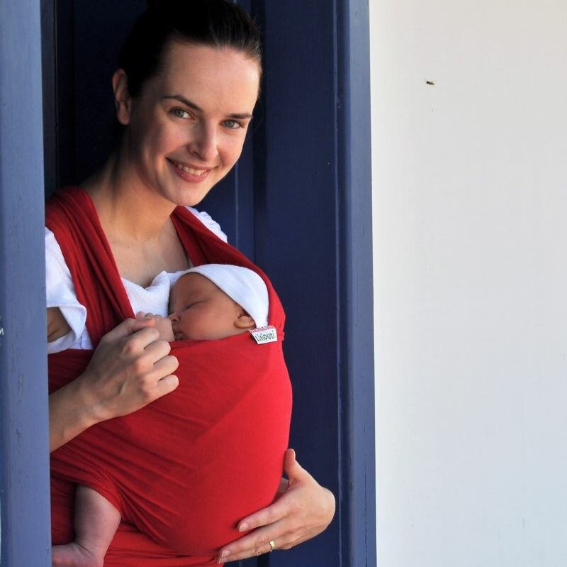 Liliputi Love Stretchy wrap - Red Carmin-6