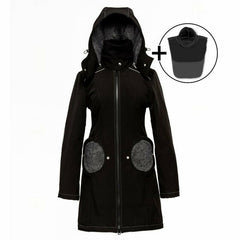 Liliputi Love 4in1 Babywearing & Maternity Coat - Midnight snow-0