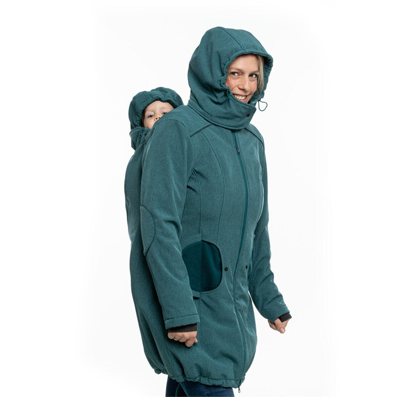 Liliputi Love 4in1 Babywearing & Maternity Coat - Mineral-1