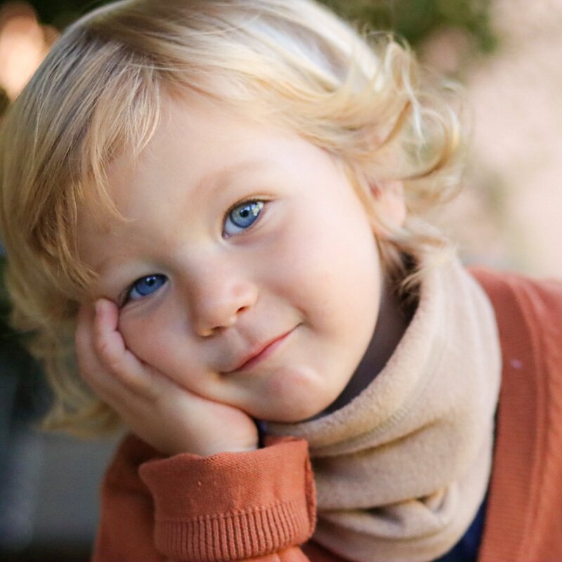 Liliputi Love Baby Infinity Scarf - Sand-4