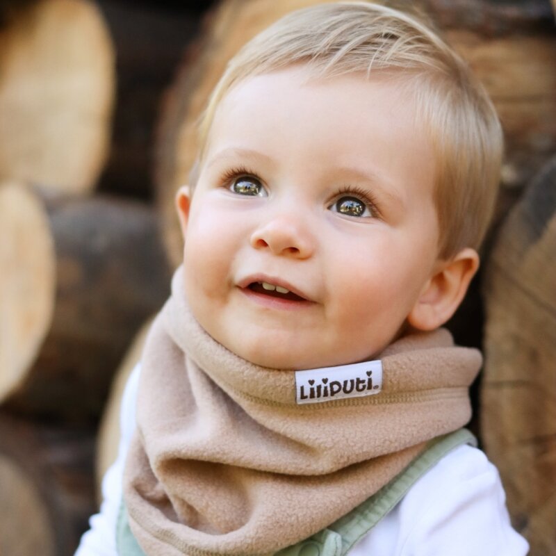 Liliputi Love Baby Infinity Scarf - Sand-5