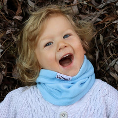 Liliputi Love Baby Infinity Scarf - Soft Blue-2
