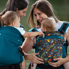 Liliputi Love Buckle Carrier - Folk Flower-3