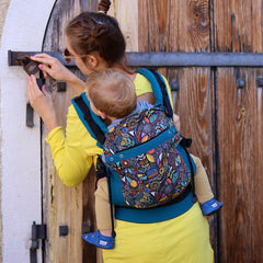 Liliputi Love Buckle Carrier - Folk Flower-1