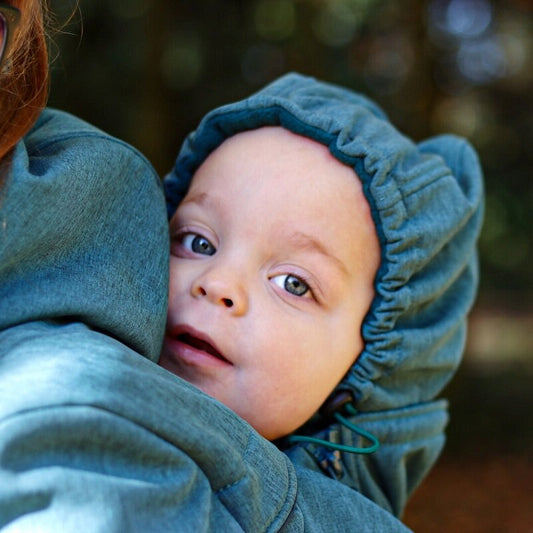 Liliputi Love Baby Hood & Neck Warmer - Mineral-1