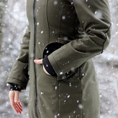 Liliputi Love 4in1 Babywearing & Maternity Coat - Forest Green-2