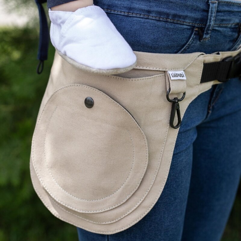 Liliputi Love Pocket Belt - Macadamia-2