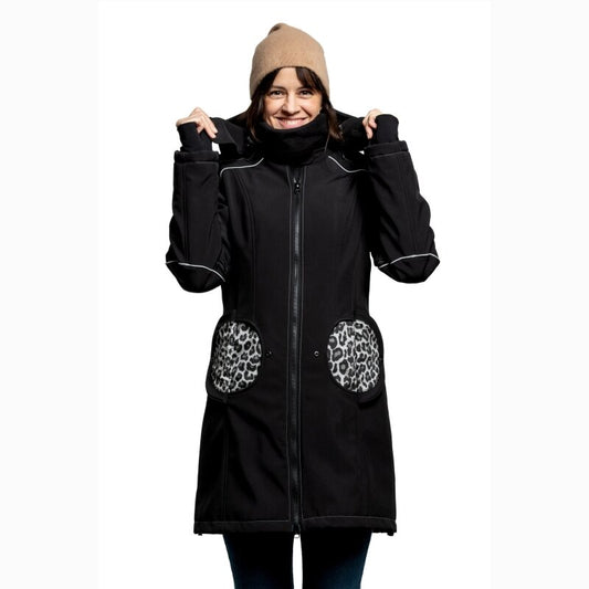 Liliputi Love 4in1 Babywearing & Maternity Coat - Leopard-1