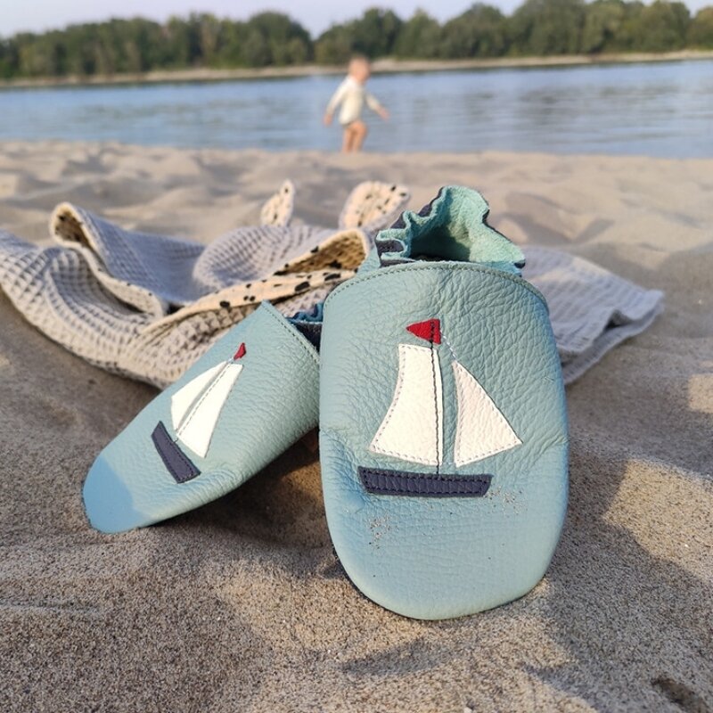 Liliputi Love Soft Sole Shoes - Sailboat-4