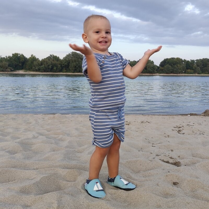 Liliputi Love Soft Sole Shoes - Sailboat-5