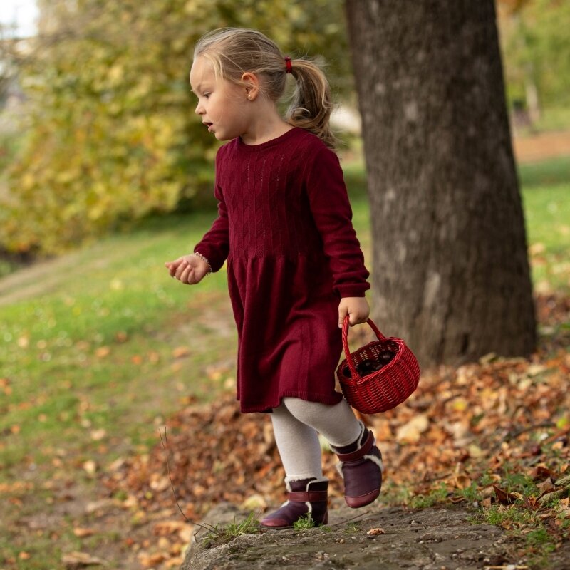 Liliputi Love Soft Paws Boots - Burgundy-6