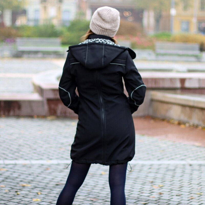 Liliputi Love 4in1 Babywearing & Maternity Coat - Leopard-7