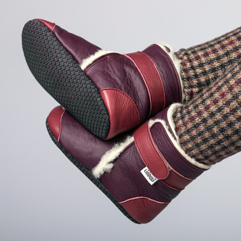 Liliputi Love Soft Paws Boots - Burgundy-7
