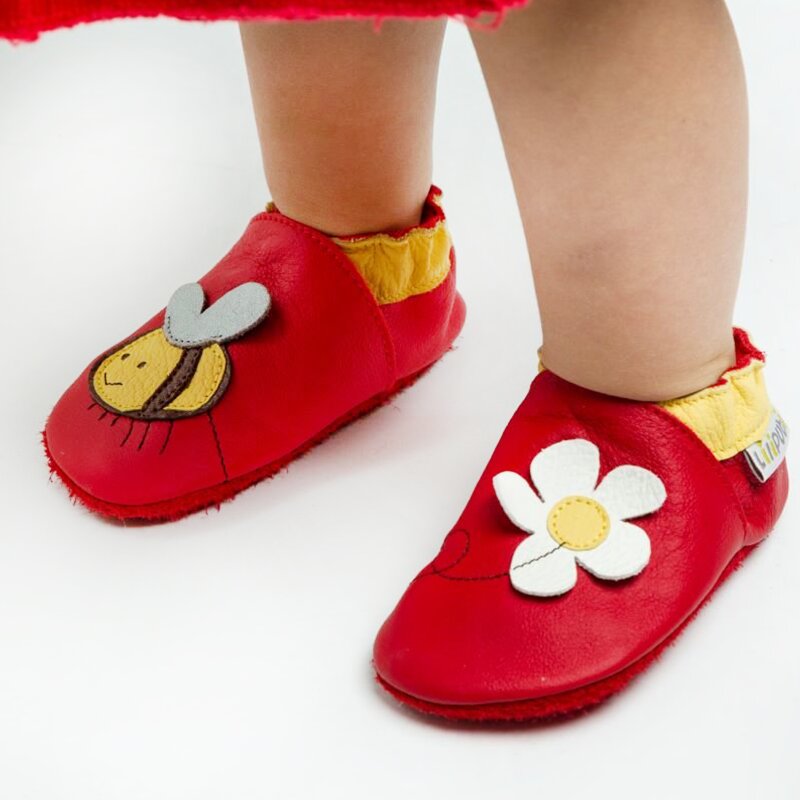 Liliputi Love Soft Sole Shoes - Little Bee-5
