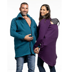 Sweat Zippé en Polaire de Portage Liliputi Love - Minéral