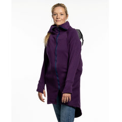 Liliputi Love Sweat-shirt zippé en polaire de portage - Prune