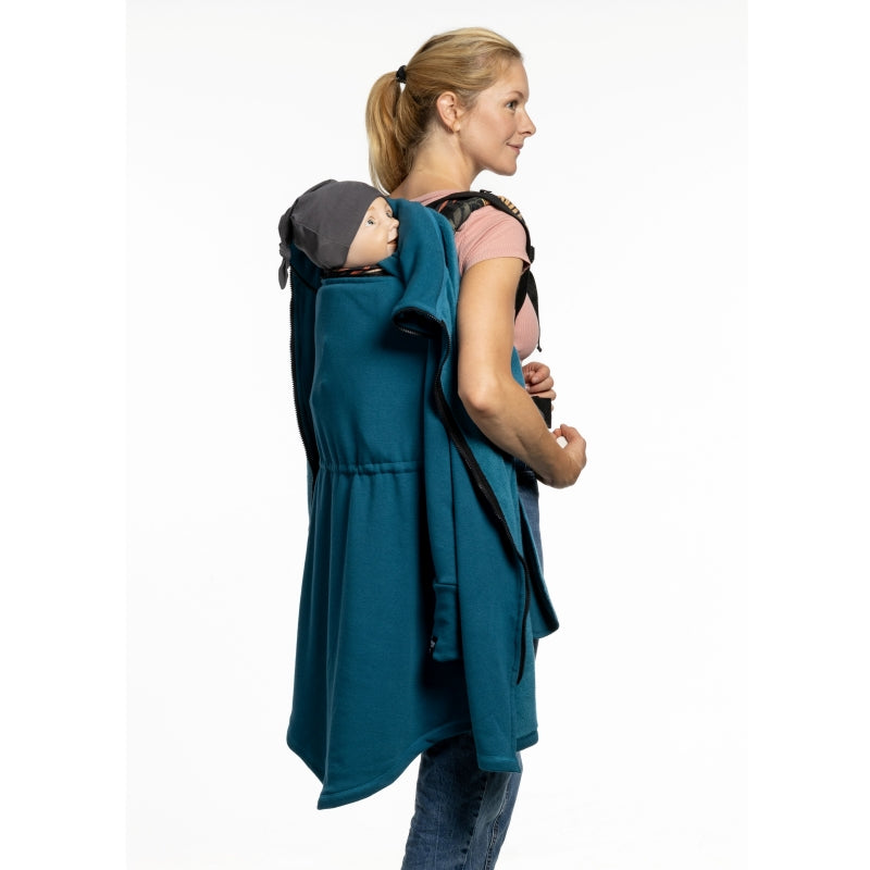 Sweat Zippé en Polaire de Portage Liliputi Love - Minéral
