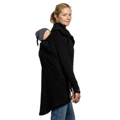 Sweat Zippé Liliputi Love Babywearing Fleece - Noir