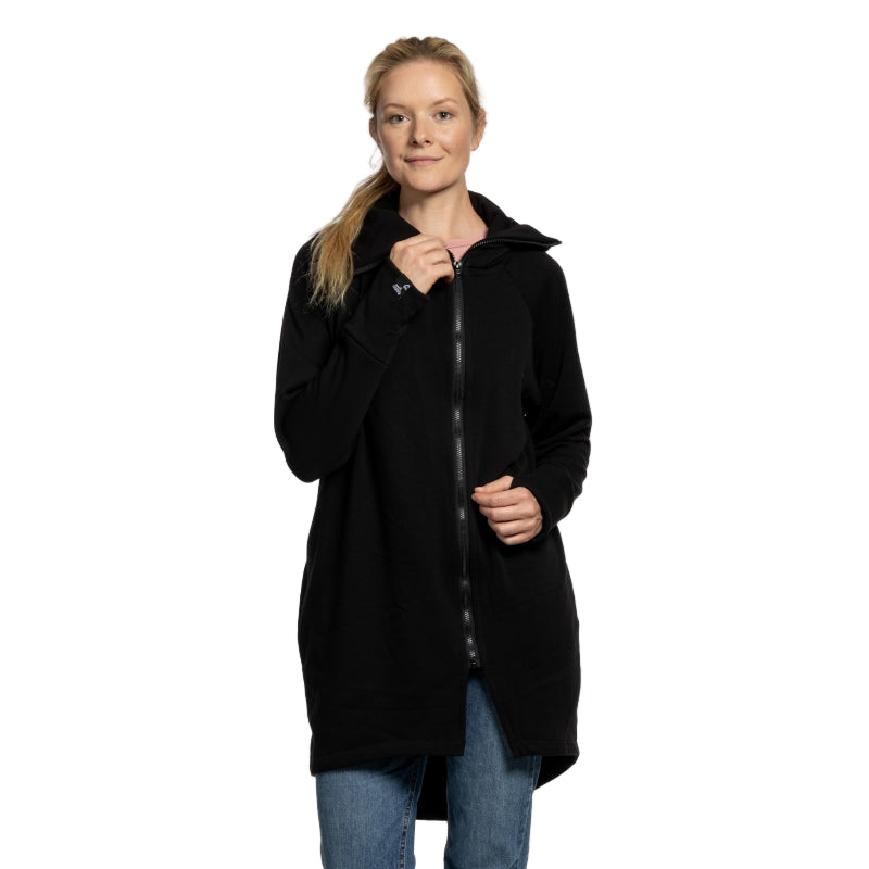 Sweat Zippé Liliputi Love Babywearing Fleece - Noir