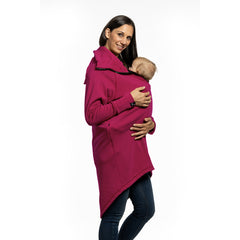 Liliputi Love Babywearing Fleece Zip Sweatshirt - Wild Berry