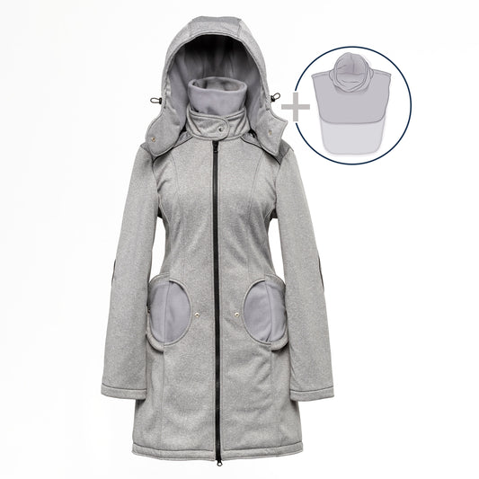 Liliputi Love 4in1 Babywearing & Maternity Coat - Shark