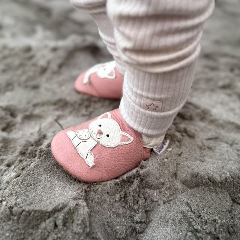 Liliputi Love Pantofi Cu Talpă Moale - Pink Pussycat